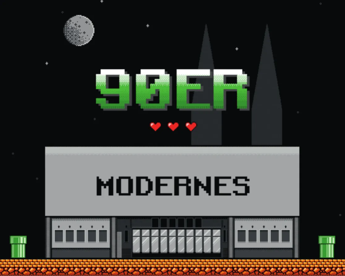Das Logo der 90er Party