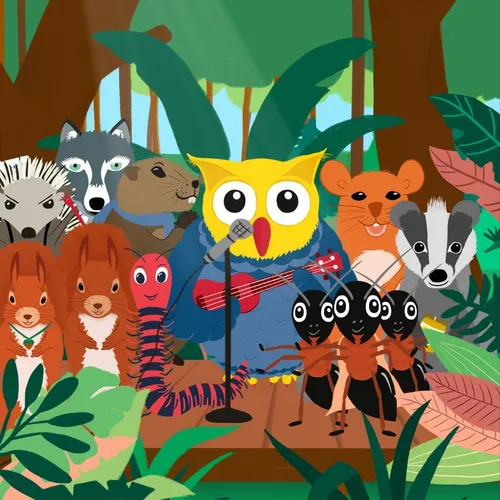 Eule findet den Beat